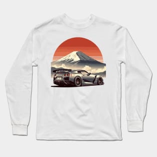 Car Lover Japan Fuji Mountain Long Sleeve T-Shirt